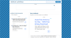 Desktop Screenshot of jatekokletoltese.com