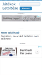 Mobile Screenshot of jatekokletoltese.com