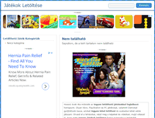 Tablet Screenshot of jatekokletoltese.com